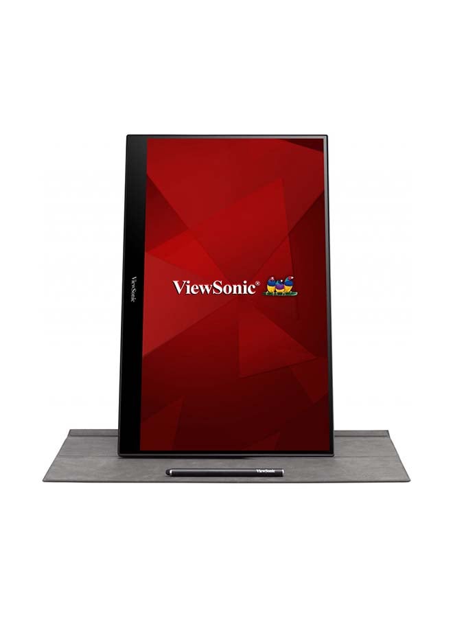 ViewSonic 16 inch Full HD Portable Touch Monitor with 2 Way Powered 60W USB C, Eye Care, Dual Speakers, Frameless Design with Protective Magnetic Cover, TD1655 Silver/Grey - Image 2