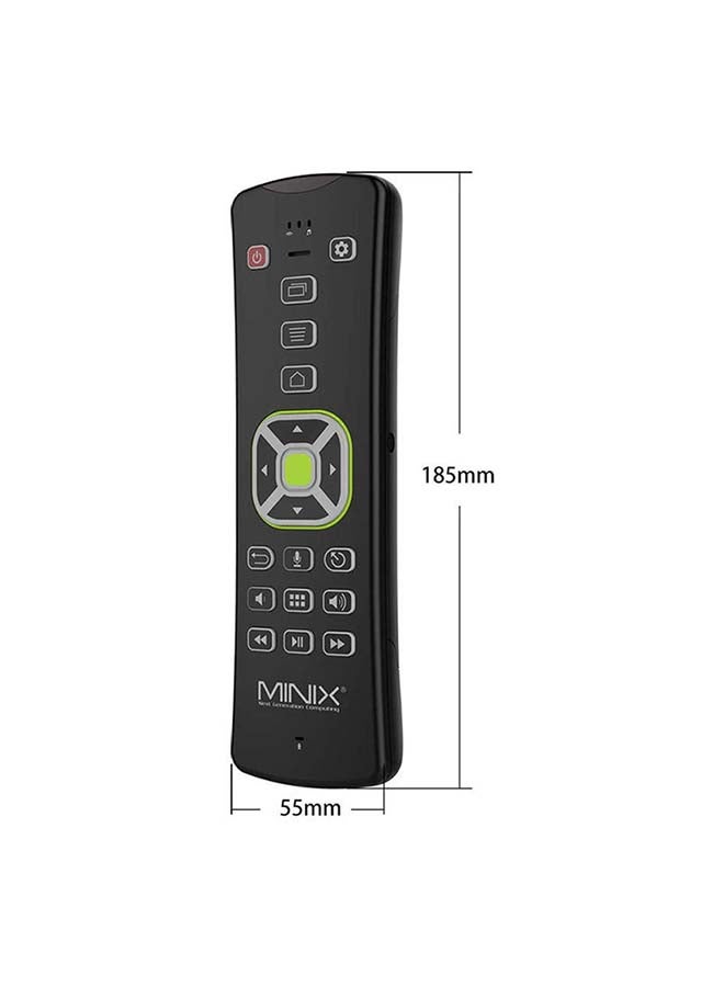 Minix Backlit Remote For Android TV Box Black  - Image 4