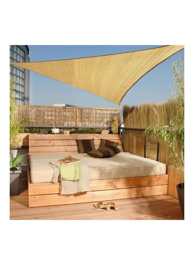 Generic - Sun Shade Sail Canopy Beige 3.5 x 3.5 x 3.5meter - Image 1