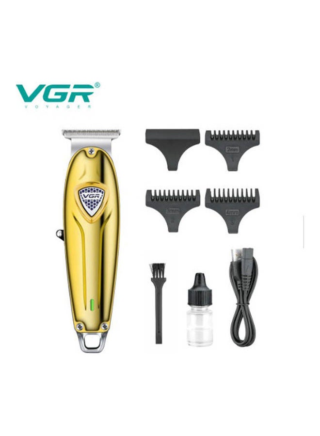 VGR - Rechargeable Hair Trimmer Gold/Silver - Image 1
