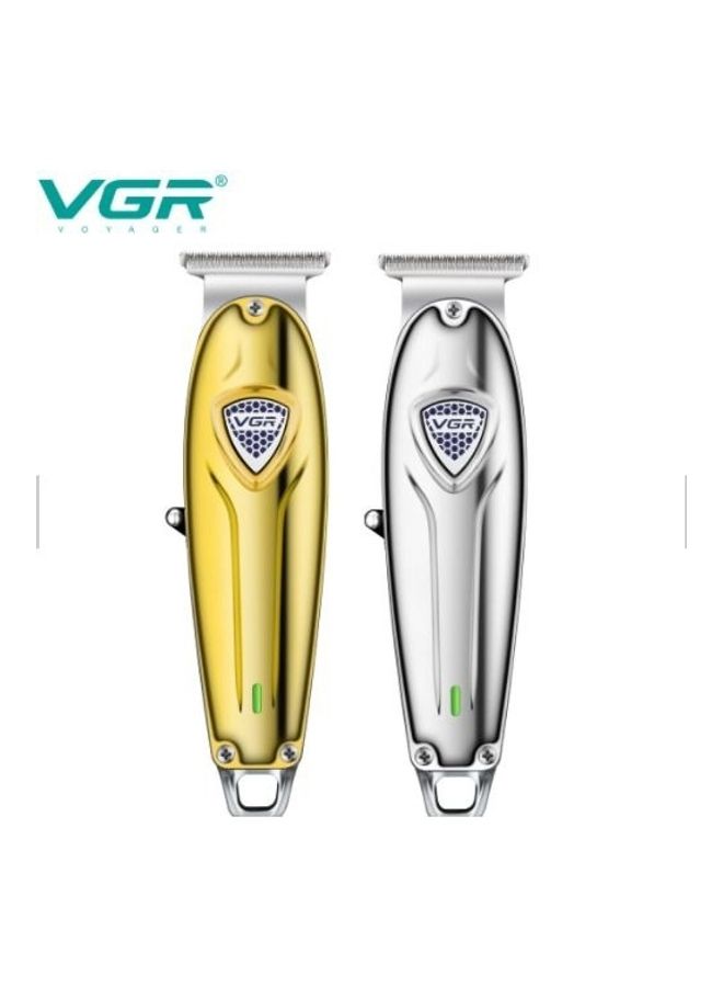 VGR - Rechargeable Hair Trimmer Gold/Silver - Image 1