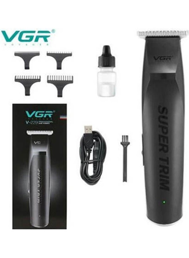 VGR Rechargeable Hair Shaver Black  - Image 1