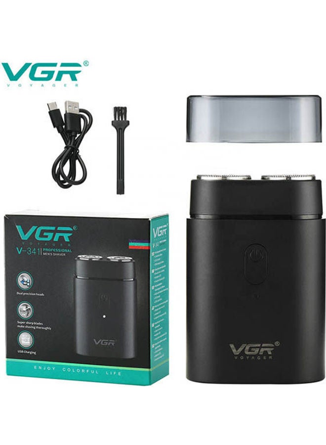 VGR V-341 Water Proof Cordless Electric Shaver Black  - Image 1