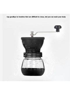 Sharpdo Portable Whole Body Washable Household Manual Coffee Bean Grinder Machine Jar Black/Clear/Silver  - Image 5