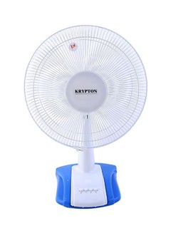 KRYPTON Table Fan 3 Speed Settings With Oscillating/Rotating And Static Feature KNF6026 White/Blue  - Image 2