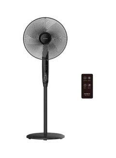 Pedestal Fan With Remote 60.0 W P3000R Black