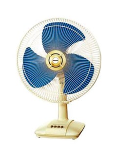 Table Fan 3 Speeds Metal Blades F-400T Gold/Blue