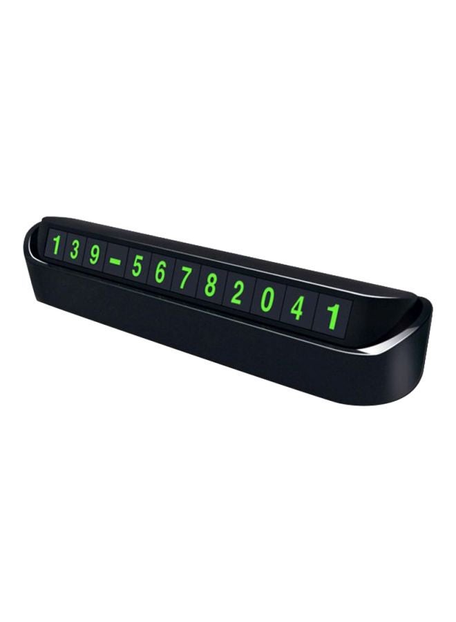Beauenty Number Plate Car Parking Card  - Image 1