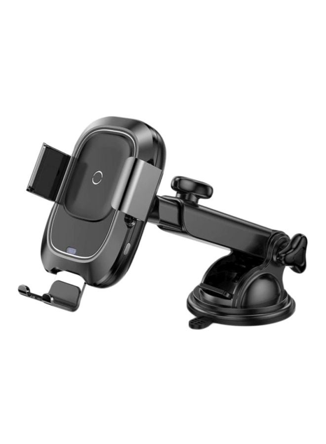 Baseus Smart Car Mount Holder Wireless Charger Smart Vehicle Bracket Dashboard Holder Quick Charger Single Hand Operation Anti-Shaking with Infrared Sensor - Image 1