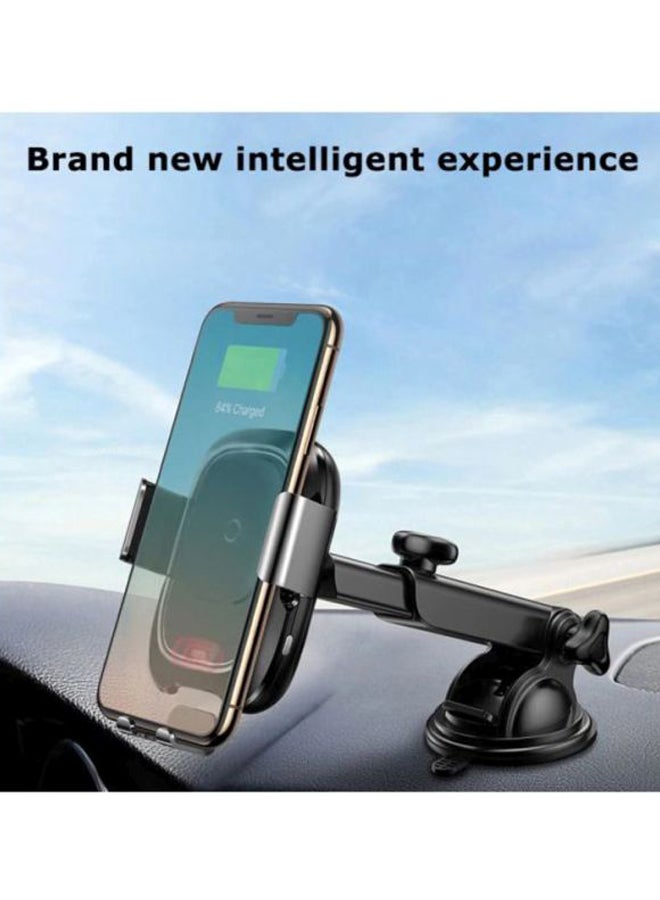Baseus Smart Car Mount Holder Wireless Charger Smart Vehicle Bracket Dashboard Holder Quick Charger Single Hand Operation Anti-Shaking with Infrared Sensor - Image 3