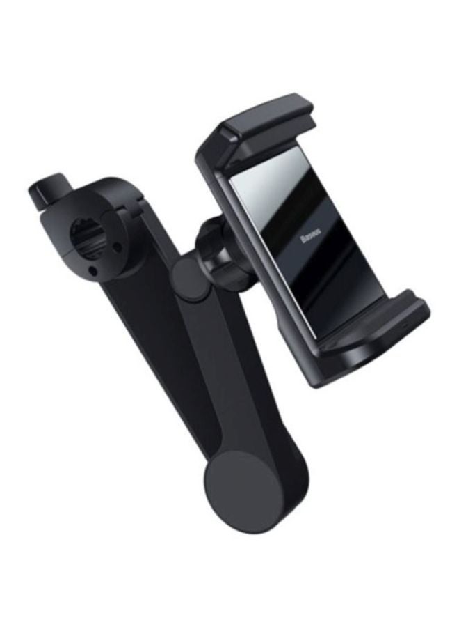 Baseus Wireless Car Phone Headrest Mount Mobile Holder Cradle for Car Seat 360 Degree Rotation Compatible with 4.7inch to 6.5 inch ,Compatible with iPhone 13 Pro/13 Pro Max/13/13 mini/Samsung S21/S20 Ultra/S10 Plus and More Black  - Image 1