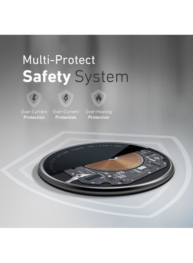 PROMATE iPhone14 Wireless Charger for iPhone 12, Ultra-Fast 15W Mag-Safe Qi Magnetic Charging Pad with USB-C Connector and Aluminum Crafted Design for iPhone 12/12 Mini/12 Pro Max/12 Pro, Galaxy S21, MagTag-15W Black - Image 5