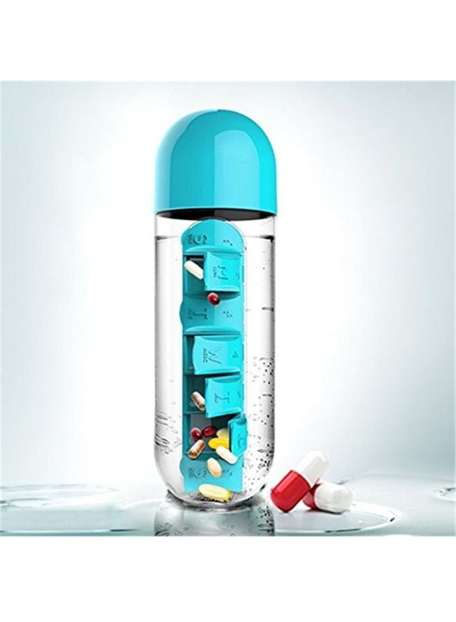 Sharpdo 7-Grid Pill Rack With Drinking Glass - Image 3