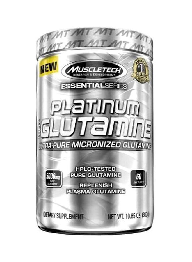 MuscleTech Platinum Glutamine Amino Acid - Unflavored - 60 Servings - Image 1