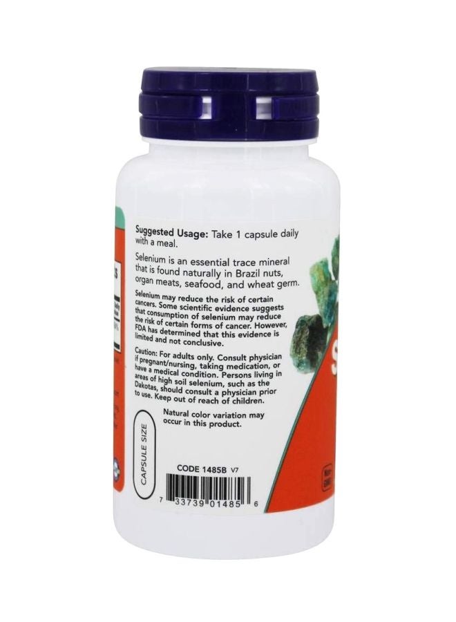 ناو فودز مكمل غذائي سيلينيوم - 200 مكجم - 90 كبسولة - عبوة من قطعتين - Image 3