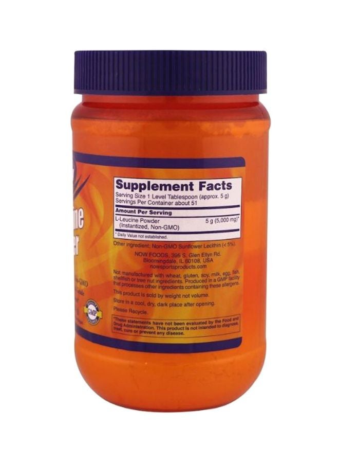 Now Foods - Sports L-Leucine Powder Dietary Supplement - Image 1