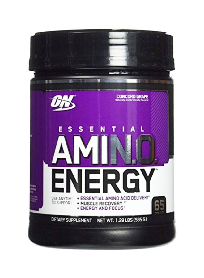 Optimum Nutrition Essential Amino Energy Pre-Workout - Concord Grape - 65 Servings  - Image 1
