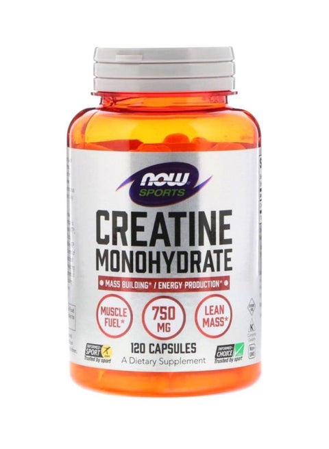 Creatine Monohydrate 750mg - 120 Capsules