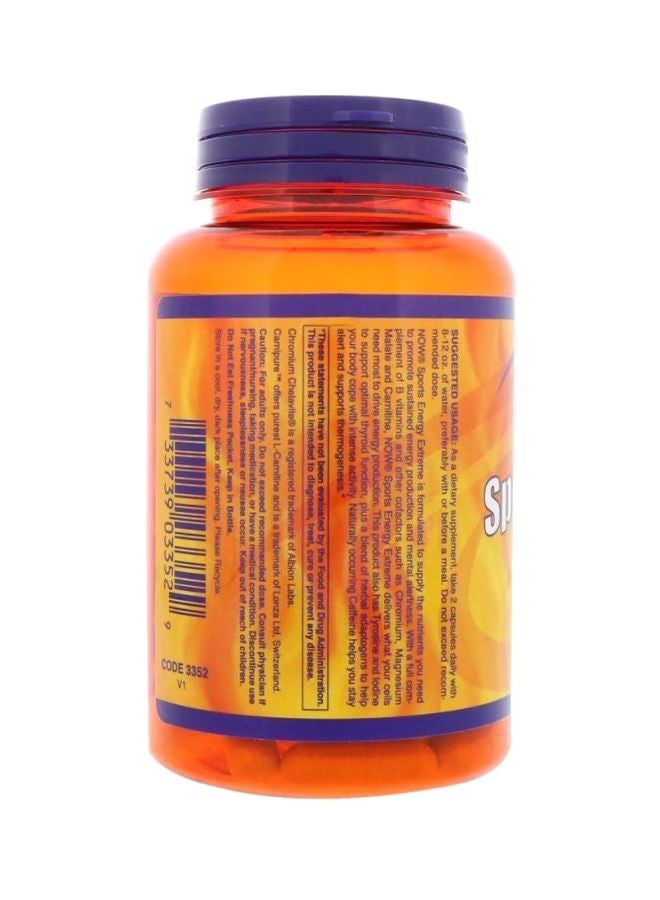 ناو سبورتس Sports Energy Extreme Dietary Supplement 90 Veg Capsules  - Image 3
