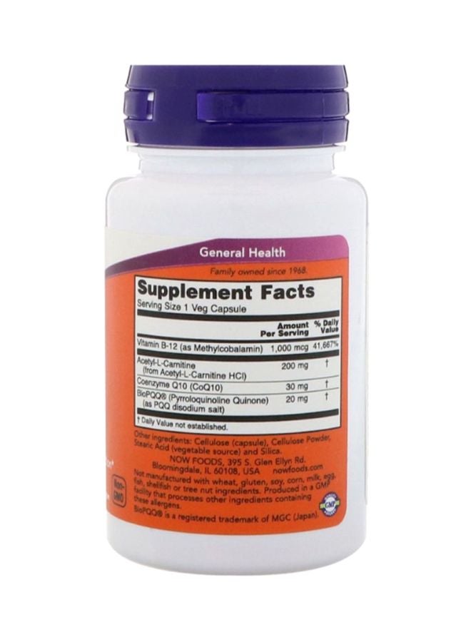 Now Foods - PQQ Energy - 30 Capsules - Image 1