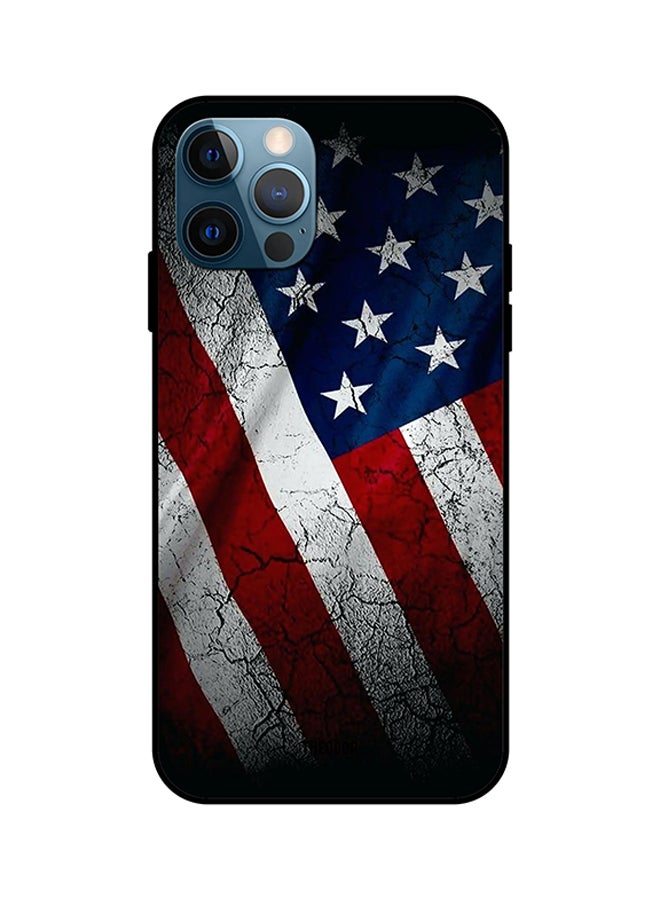 Theodor American Flag Protective Case Cover For iPhone 12 Pro Multicolour