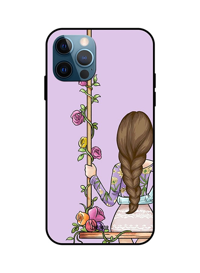 Beautiful Girl Looking Front Protective Case Cover For iPhone 12 Pro Multicolour