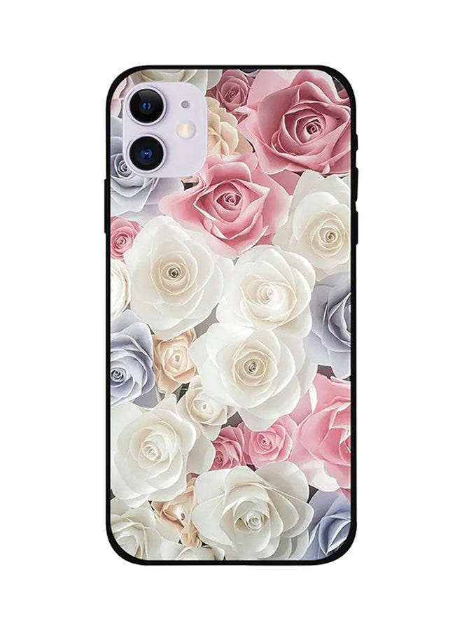 Theodor Roses Protective Case Cover For Apple iPhone 12 Multicolour