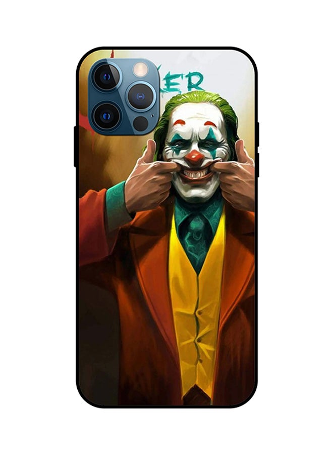 Protective Case Cover For iPhone 12 Pro Joker Smile Multicolour