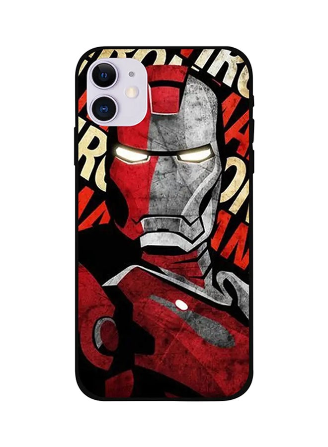 غطاء حماية واق بتصميم آيرون مان لهاتف آيفون 12 . متعدد الألوان