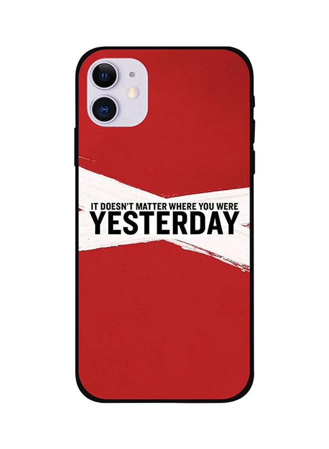 12 Yesterday Protective Case Cover For iPhone Multicolour