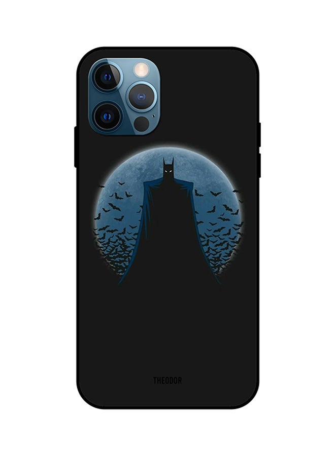 Theodor Batman In Dark Protective Case Cover For iPhone 12 Pro Black