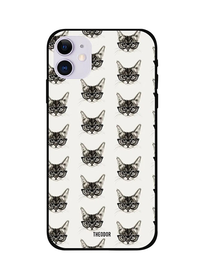 Theodor Cat Faces Protective Case Cover For iPhone 12 Mini Multicolour