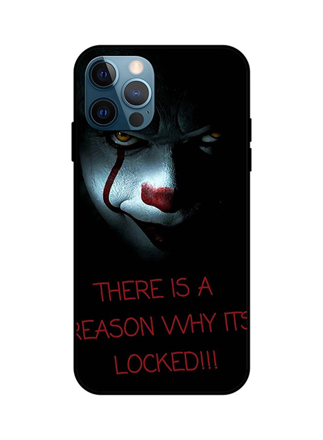 ثيودور غطاء حماية واق بتصميم مهرج من فيلم ايت لهاتف آيفون 12 برو ماكس متعدد الألوان