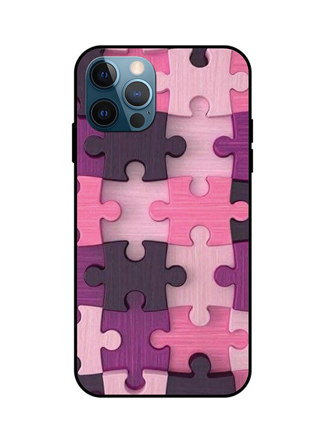 Theodor Protective Case Cover For iPhone 12 Pro Max Puzzle Multicolour