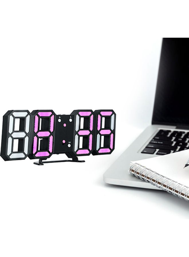 3D LED Digital Clock Multicolour - Image 3
