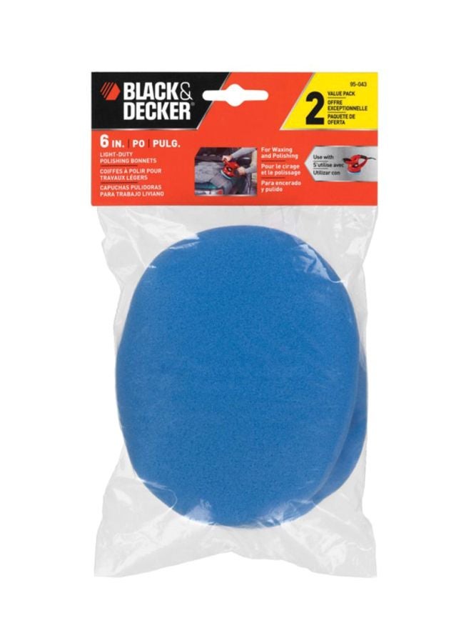 BLACK+DECKER Foam Bonnet Replacement For Polisher (KP600-AE) 580753-00 - Image 2