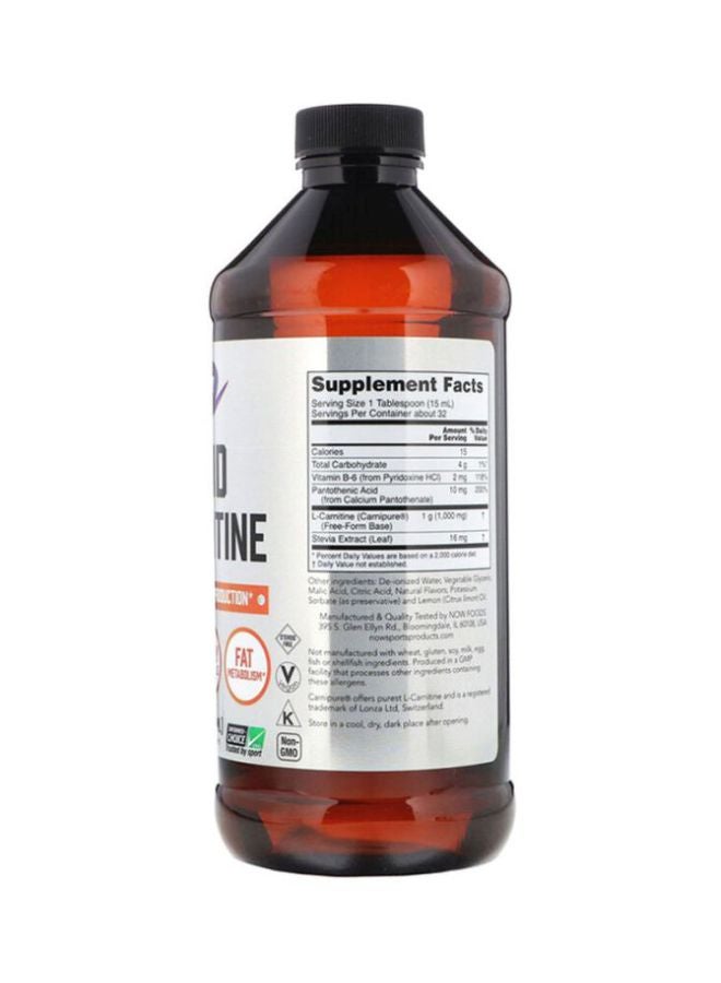 now SPORTS - Liquid L-Carnitine 1000 mg - Image 1