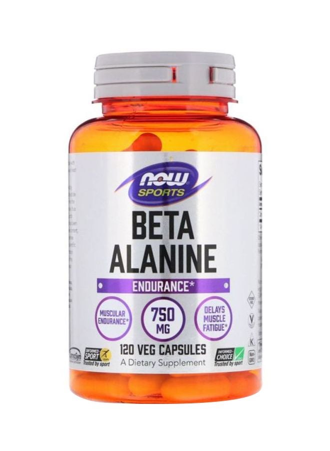 Now Foods Now Foods Beta-Alanine Dietary Supplement 120 Veg Capsules - Image 1