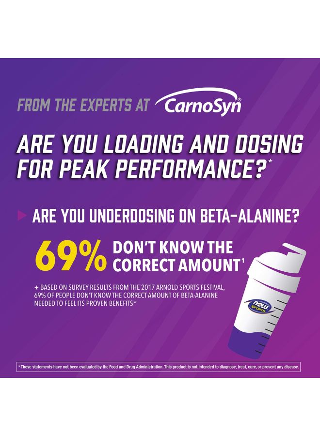 Now Foods Now Foods Beta-Alanine Dietary Supplement 120 Veg Capsules - Image 5