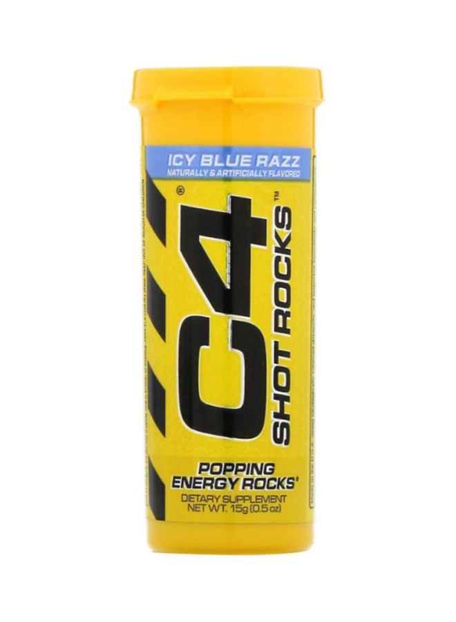 CELLUCOR - C4 Shot Rocks Pre-Workout - Icy Blue Razz - 12 Servings - Image 1