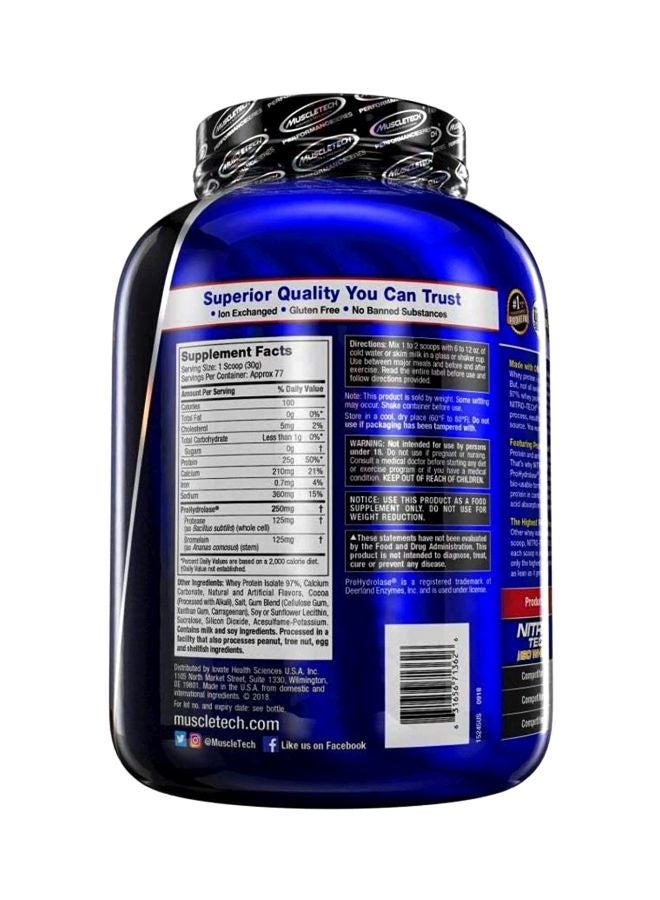 Nitro Tech Iso Whey Protein - Vanilla - 2.27 Kg
