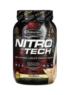 Performance Series Nitro Tech Whey Protein Powder With Isolates & Peptides