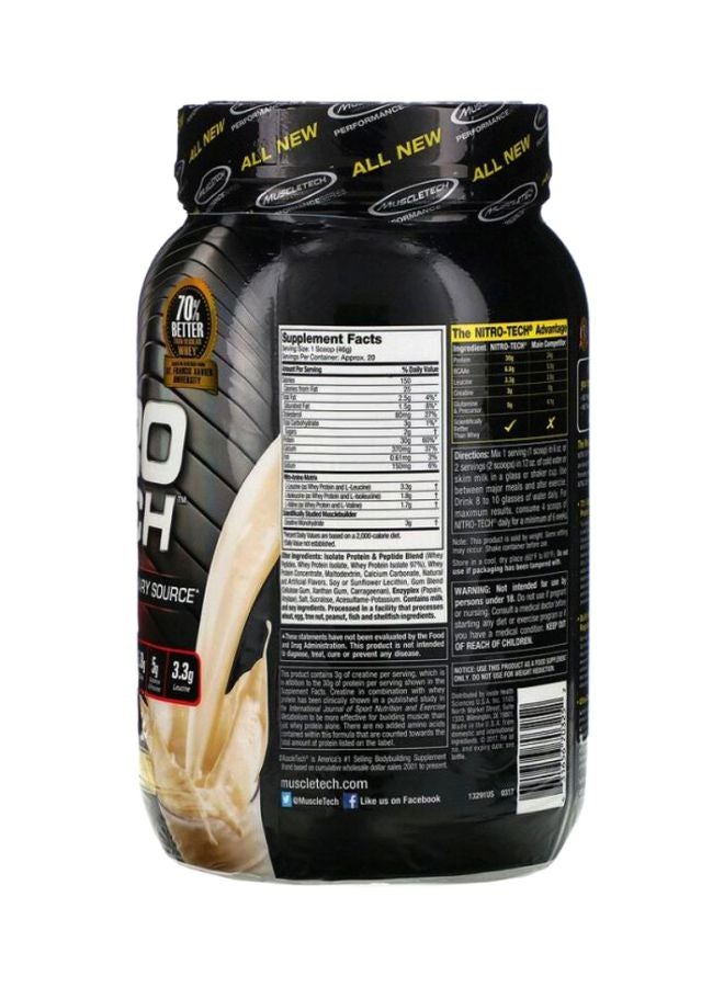 MuscleTech - Performance Series Nitro Tech Whey Protein Powder With Isolates & Peptides - Image 1