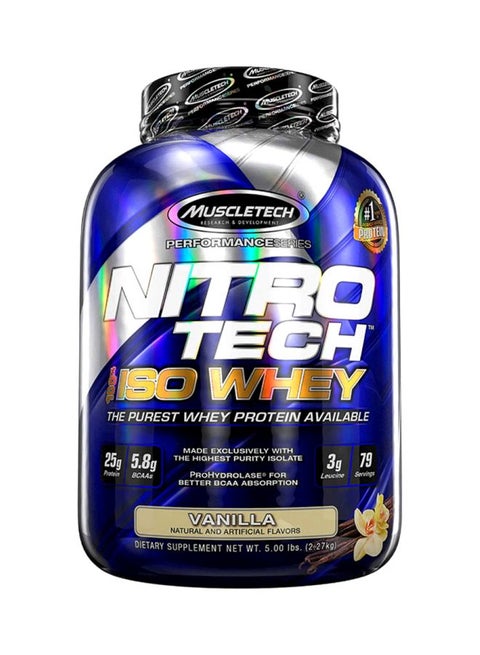 Nitro Tech Iso Whey Protein - Vanilla - 2.27 Kg