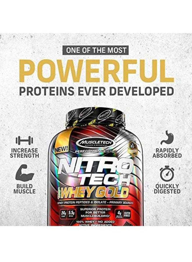 MuscleTech Nitro Tech Whey Gold Protein Powder - Strawberry - Image 2