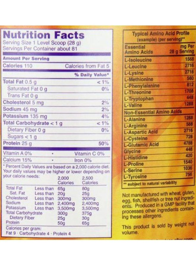 Now Foods - Whey Protein Isolate Powder - Image 1