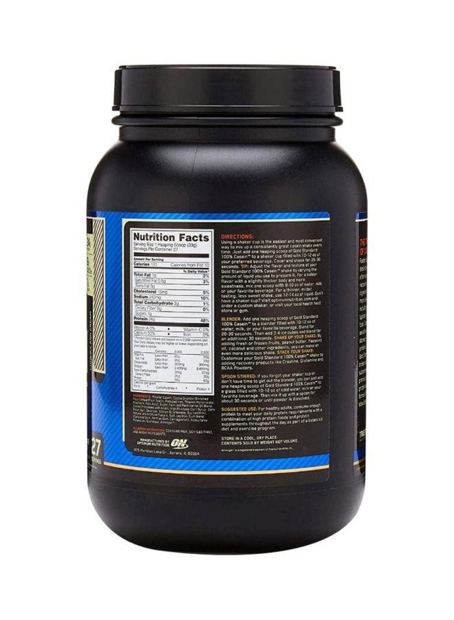 Gold Standard 100 Percent Casein - Cookies And Cream - 909 Gram - v1615223551/N13130226A_2