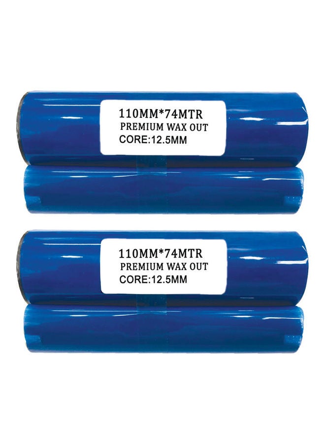 أوفيس ميكر شريط شمع للنقل الحراري من قطعتين أسود - Image 2