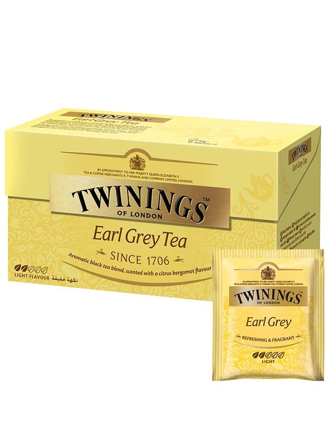 Twinings Earl Grey Traditional Blend Of Black Tea Bags Scented With Bergamot Flavor 50grams  - Image 3
