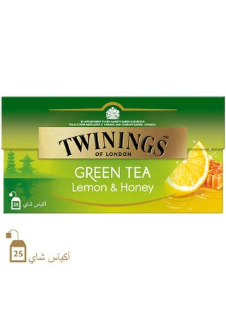 Lemon And Honey Green Tea 25 Teabags 40grams - v1615230654/N12280627A_1